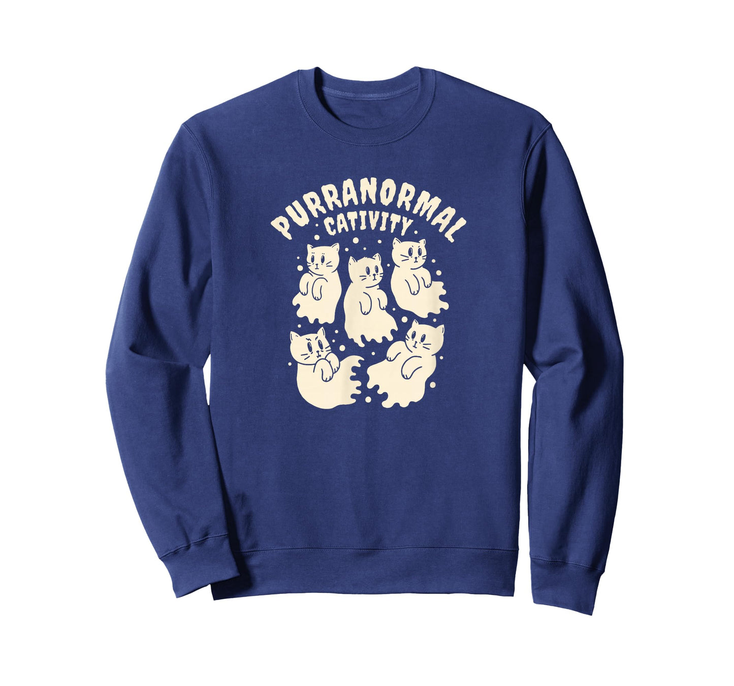 Purranormal Cativity Paranormal Cat Halloween T-Shirt for Men Women
