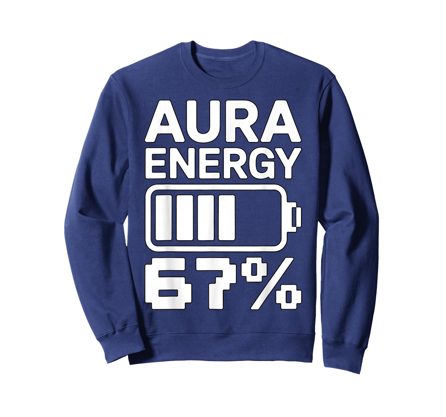 Funny Aura Energy 67 Percent Gen Alpha Six Seven Meme T-Shirt
