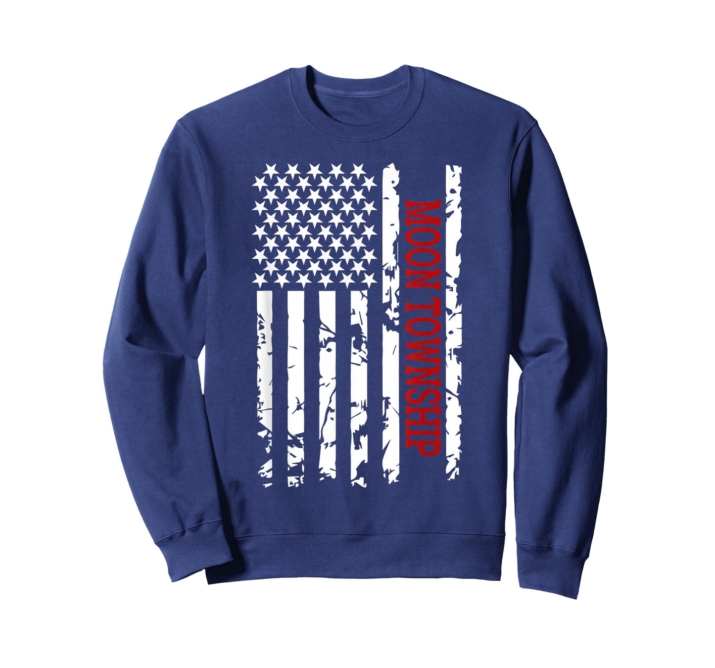 Patriotic Moon Township City T-Shirt for Women Kids Men