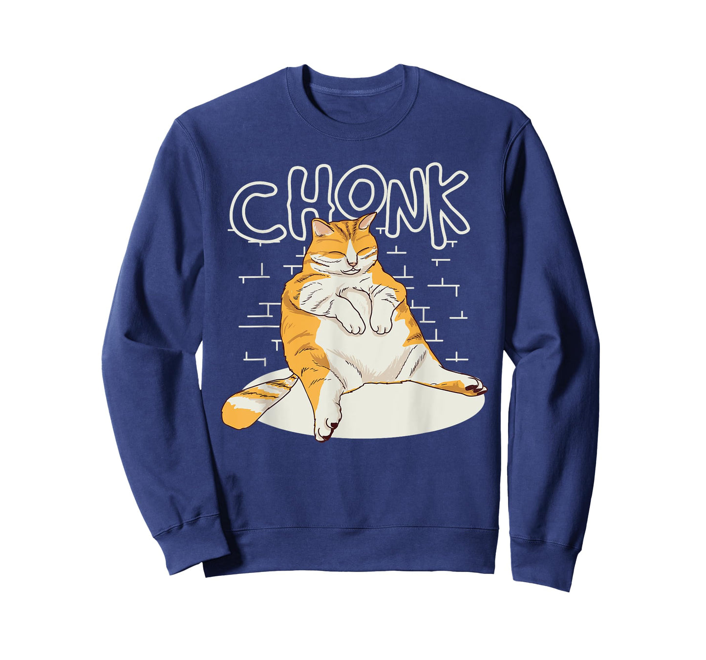 Fat Cat Chonk Scale Chonky Meme Chonker Cat T-Shirt