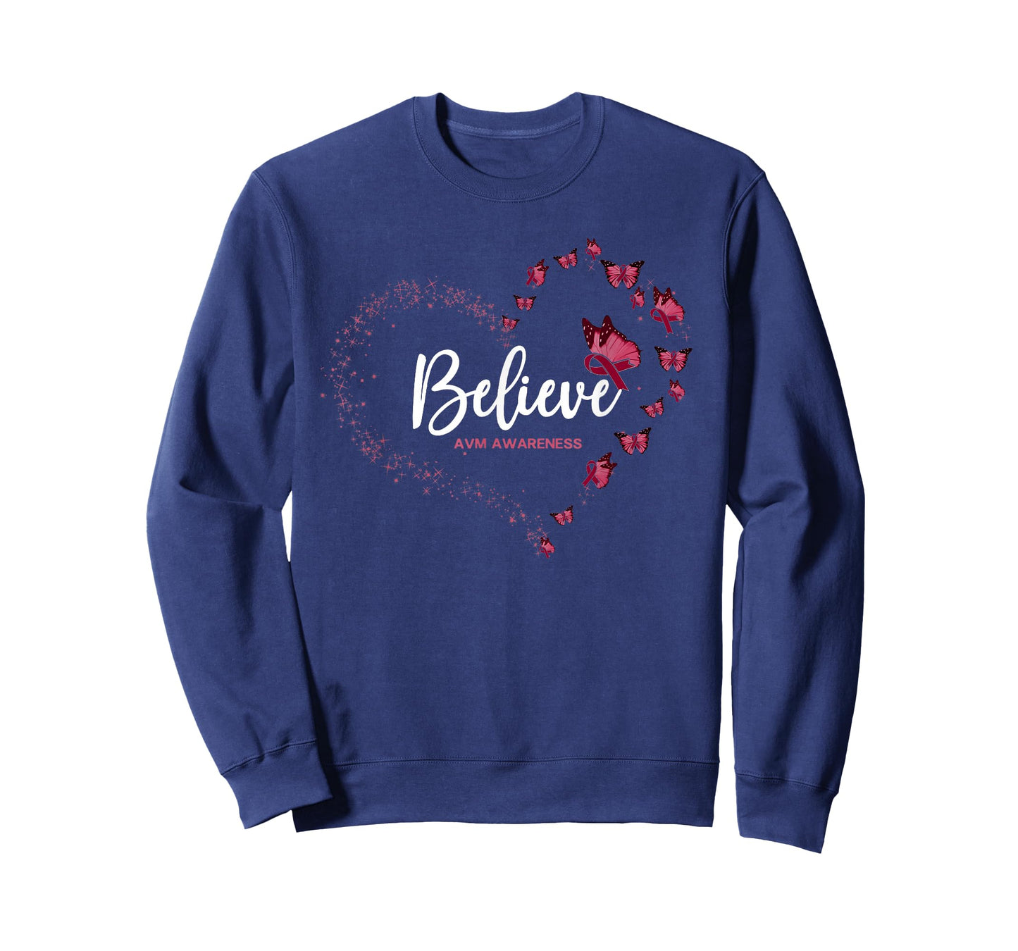 AVM Awareness Butterfly Believe T-Shirt