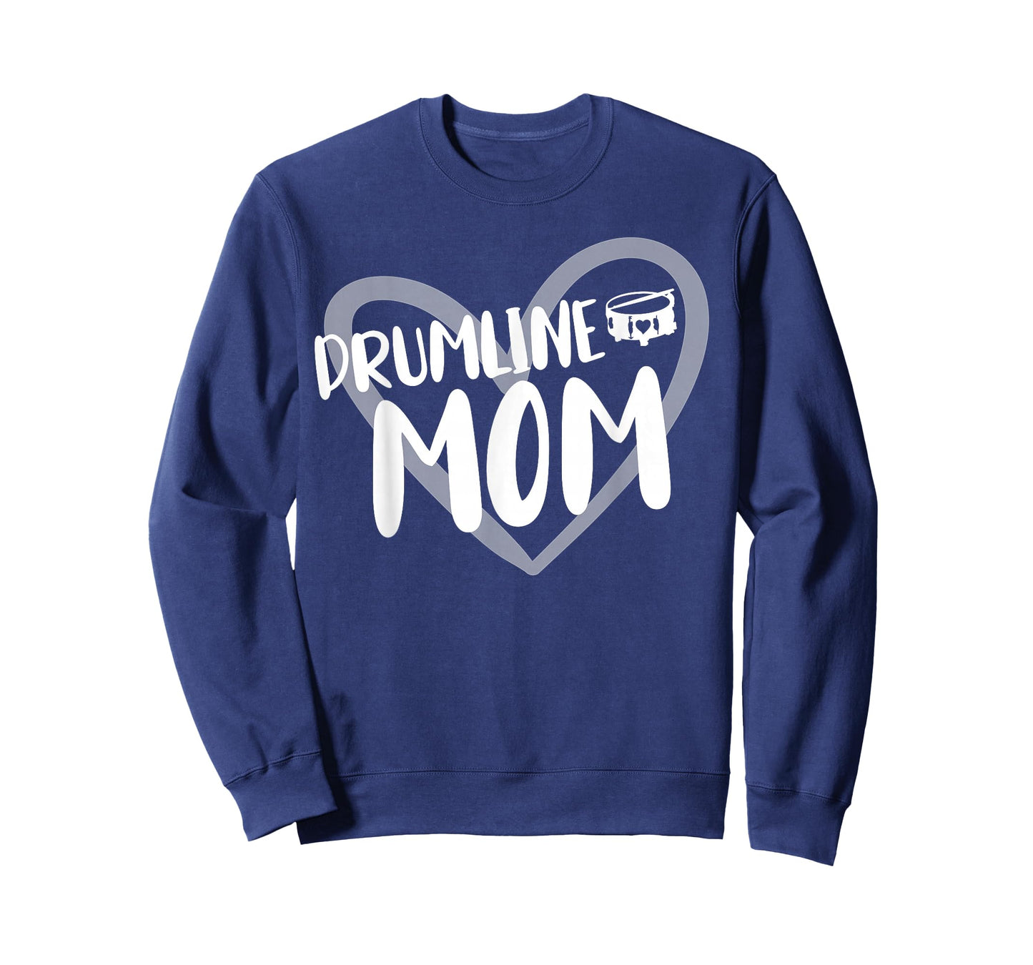 Drumline Mom Heart Marching Band T-Shirt