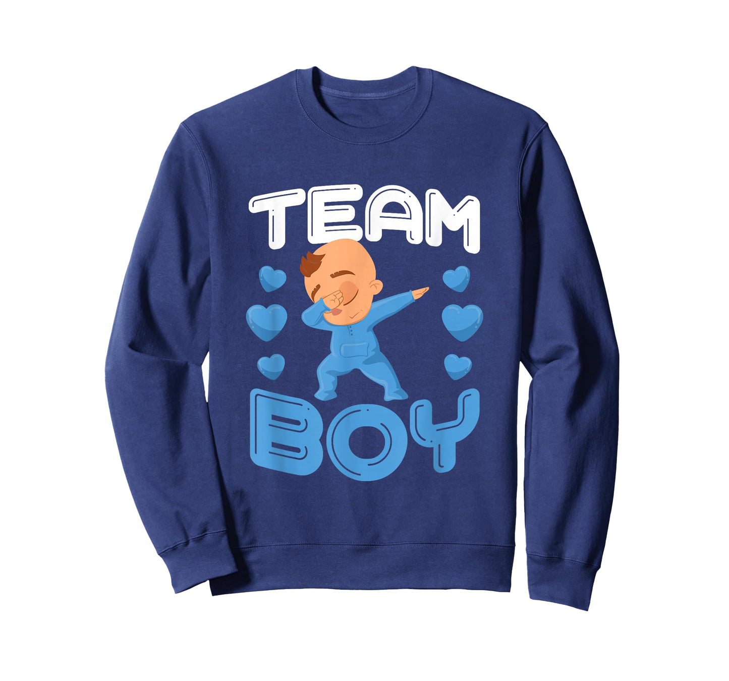 Cool Team Boy Gender Reveal Dabbing White Baby It's A Boy T-Shirt