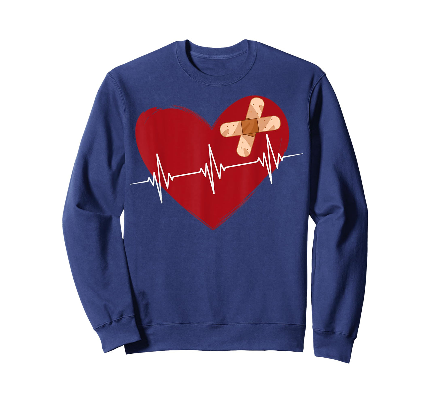 Coronary Diseases Artery Bypass Open Heart Surgery Heartbeat T-Shirt