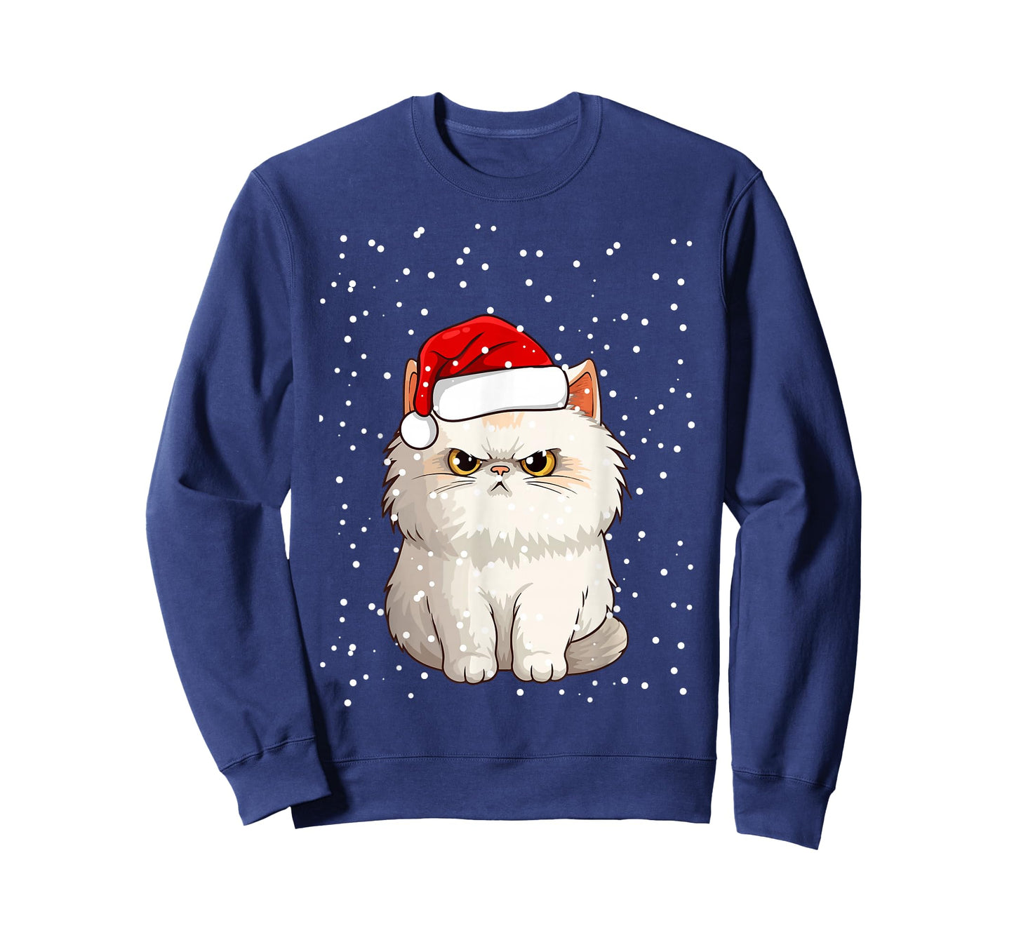 Funny Christmas Cat for Grumpy Teen, Girl, Boy, Mom or Dad! T-Shirt