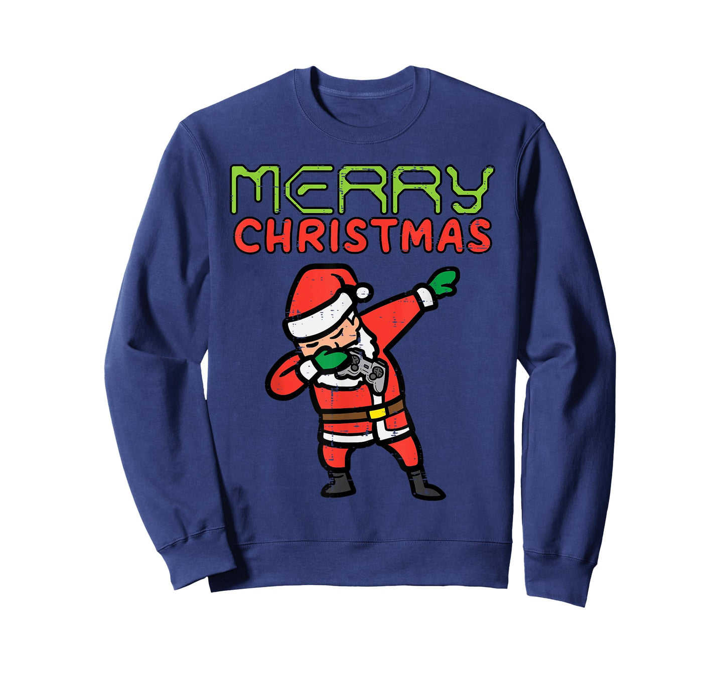Merry Christmas Gamer Santa Dab Xmas Gaming Boys Kid Toddler T-Shirt
