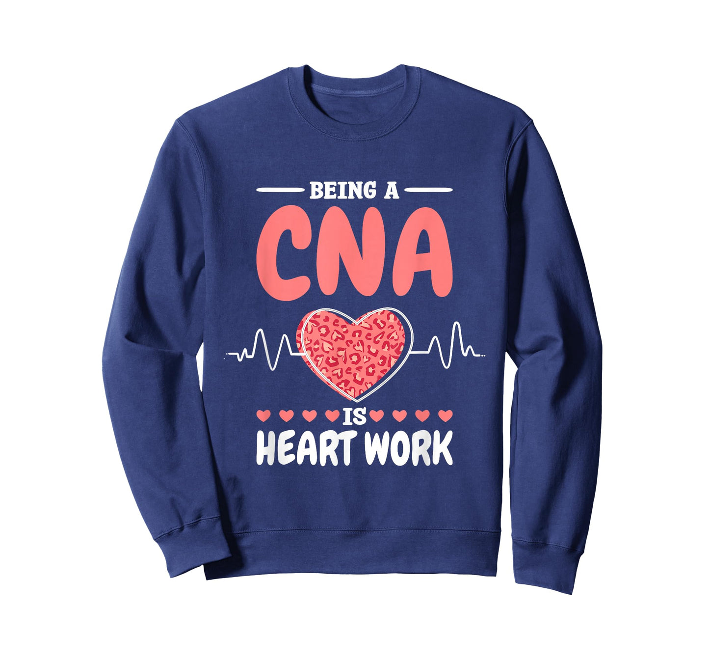 CNA Is A Heartwork Certified Nurse Assistant and RN T-Shirt, Small, Black