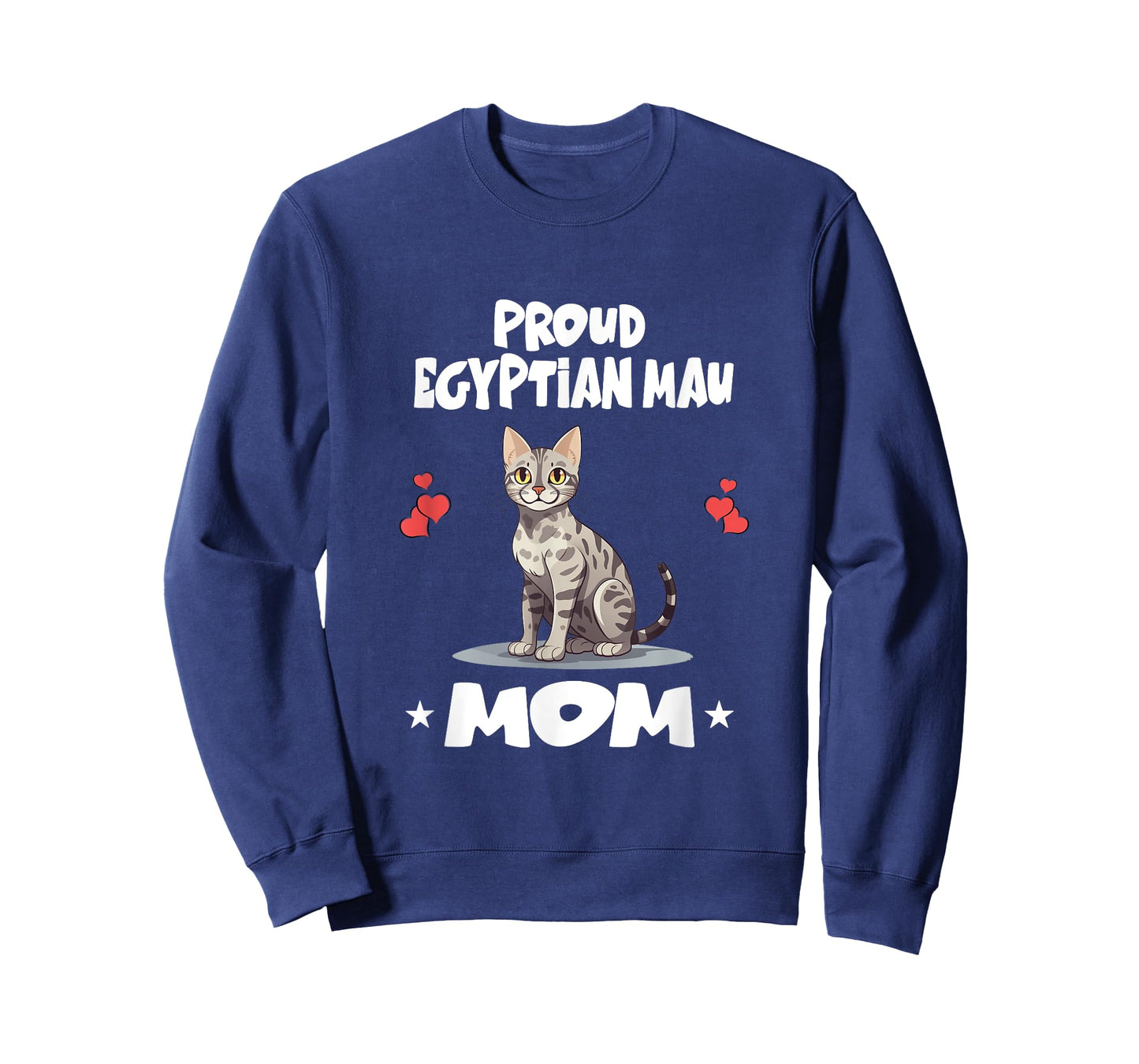 Proud Egyptian Mau Cat Mom Men Women Kids T-Shirt