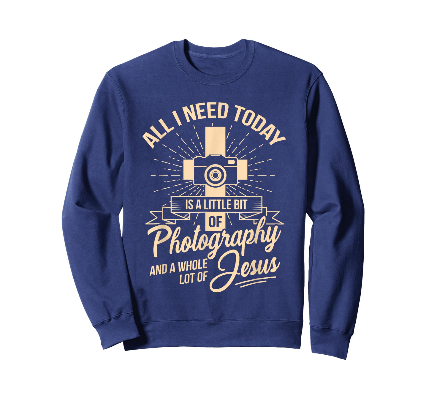 All I Need is Photography & Jesus Camera Photographer T-Shirt