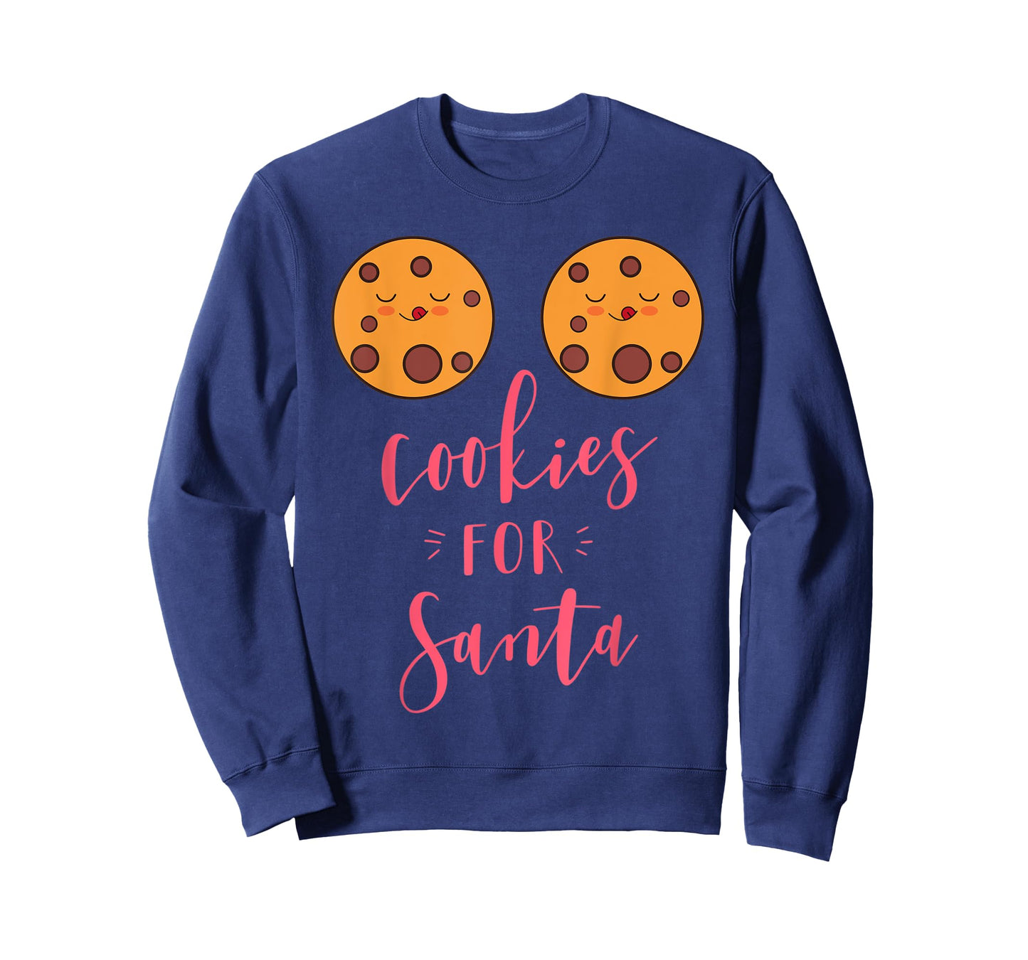 Cookies for Santa - Funny Cookie Boobs Adult Christmas Gift T-Shirt