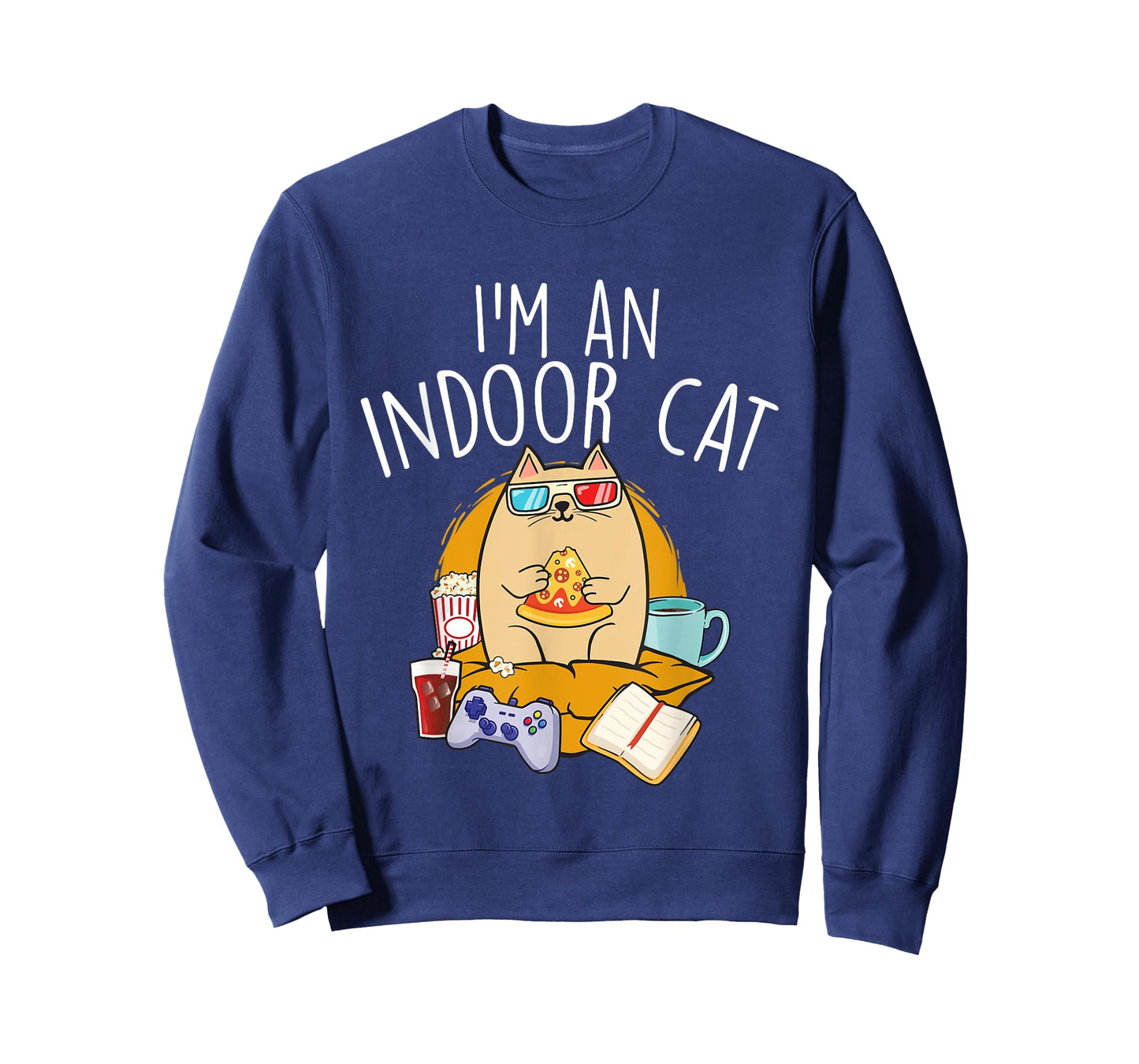 I'm An Indoor Cat - Cat Lover Kitten Kitty Owner T-Shirt for Men Women Girls Kids