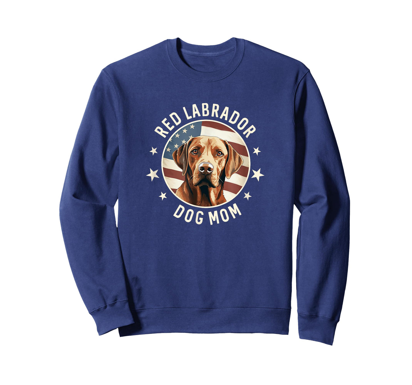 Red Labrador Retriever Dog Mom T-Shirt