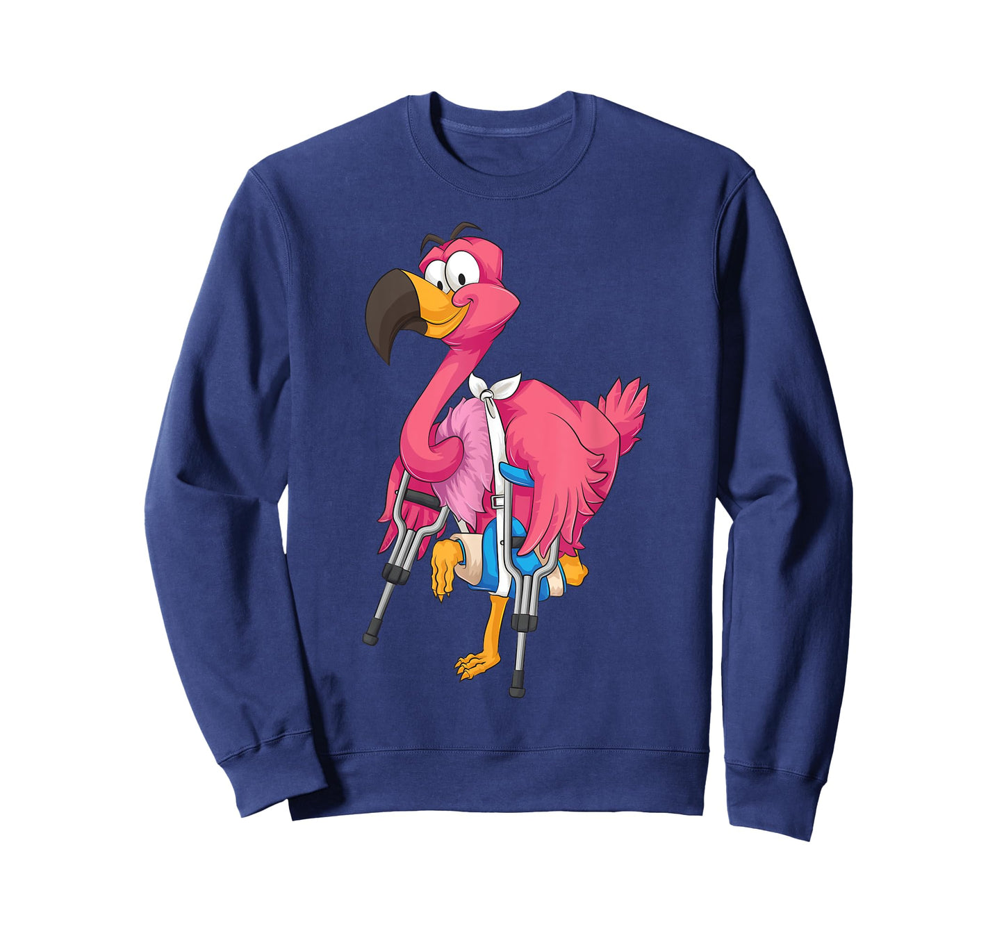 Cool Broken Leg Flamingo | Funny Fractured Shorebird Gift T-Shirt
