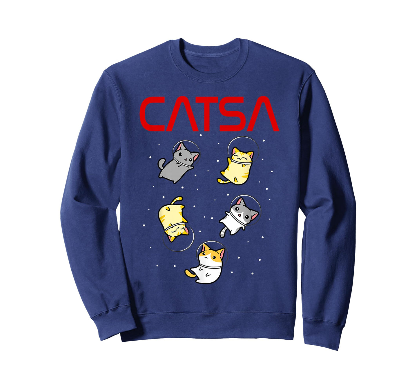 Funny Space Astronaut Cat Gifts Men Women Kids Cats Space T-Shirt