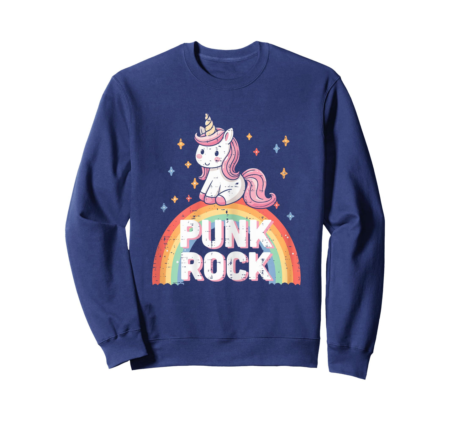 Music Rocker Unicorn Punk Rock Cute Toddler Girls Kids Women T-Shirt