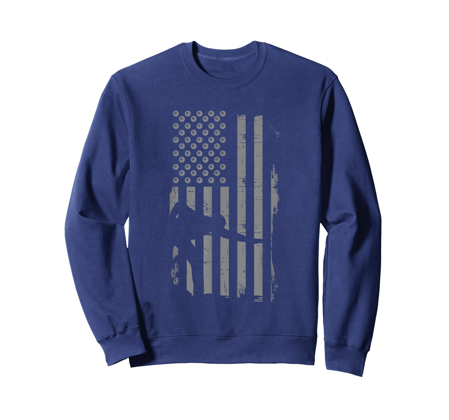Retro American Flag Billiard Gift for Pool Shooting Player T-Shirt