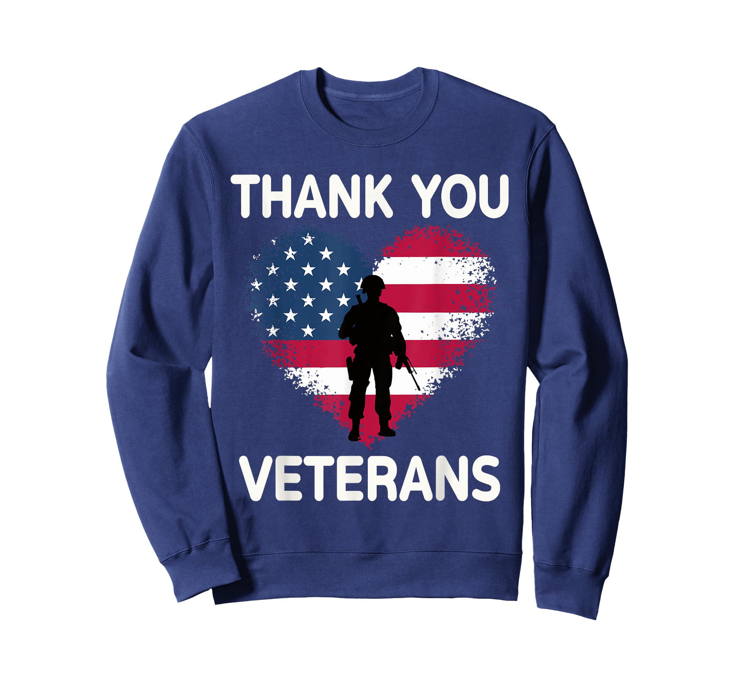 Thank You Veterans Men Women Patriotic American Flag T-Shirt