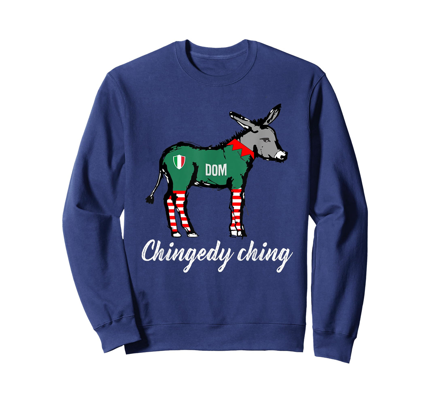 Chingedy Ching Italian Christmas Donkey T Shirt T-Shirt