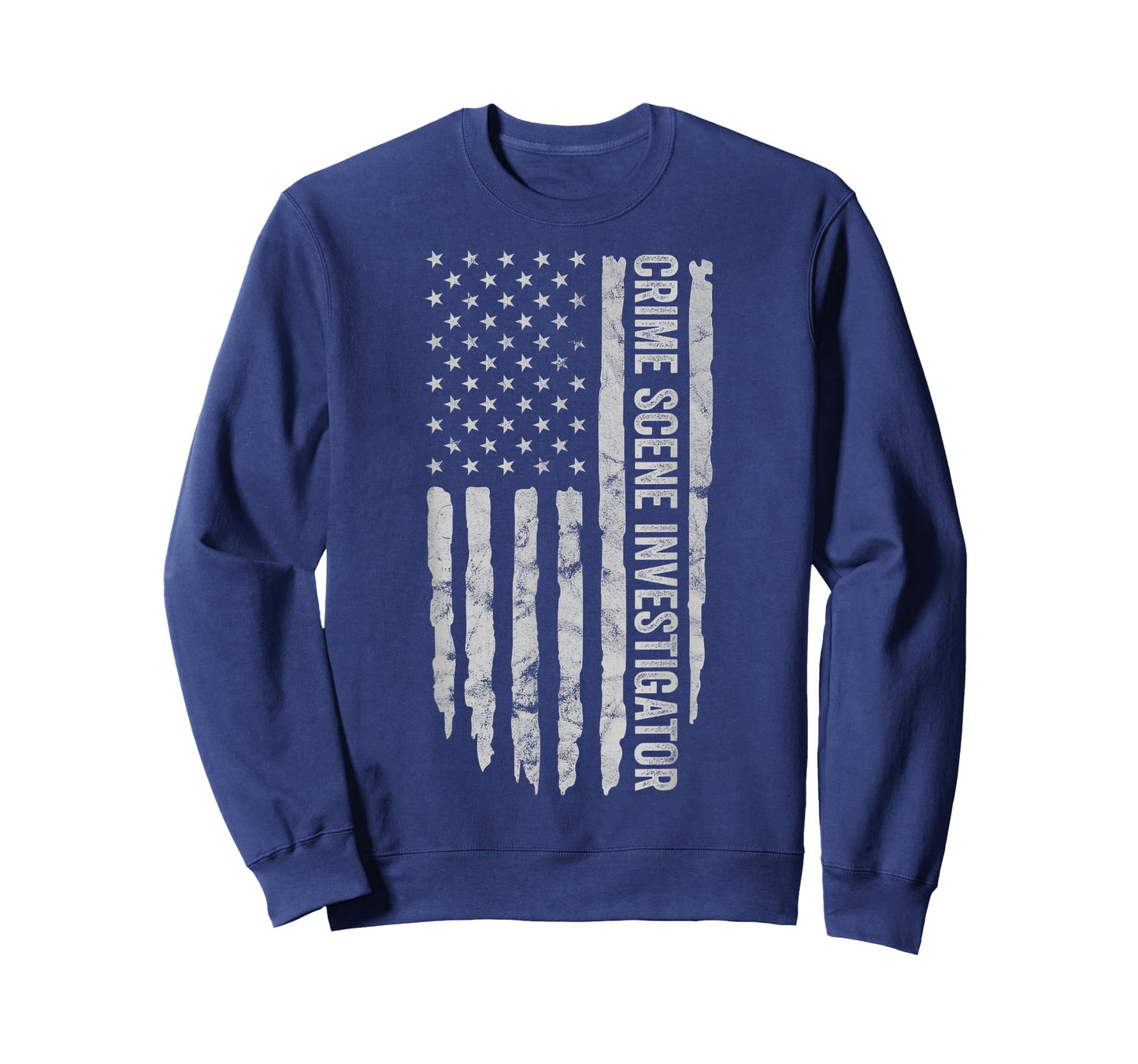 Crime Scene Investigator American Flag CSI Themed T-Shirt