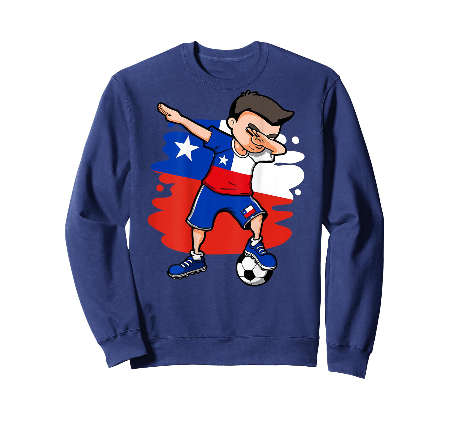 Dabbing Soccer Boy - Chile Jersey Chilean Football Lovers T-Shirt
