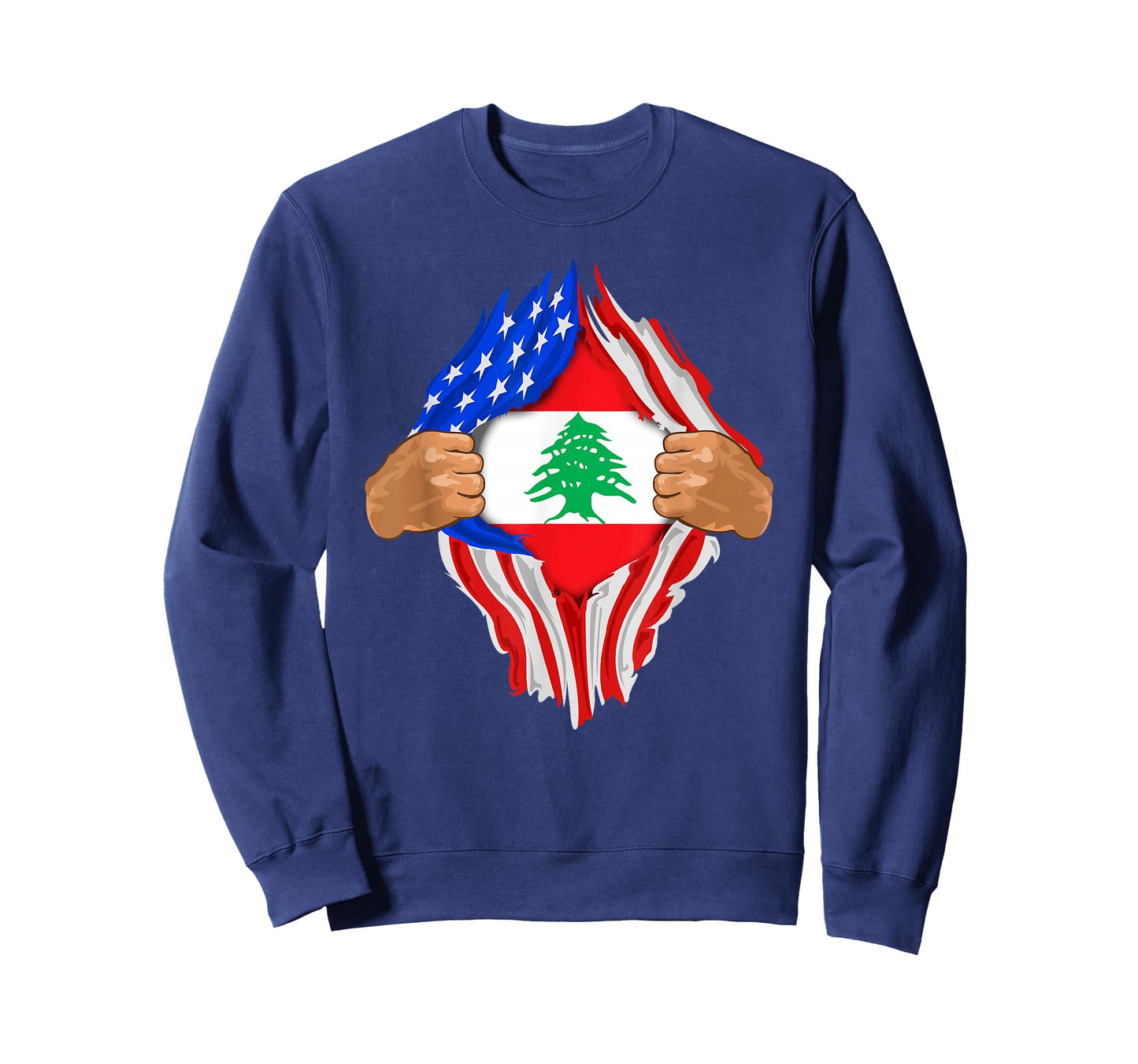 Lebanese Blood Inside Me T-Shirt | Lebanon Flag Gift T-Shirt