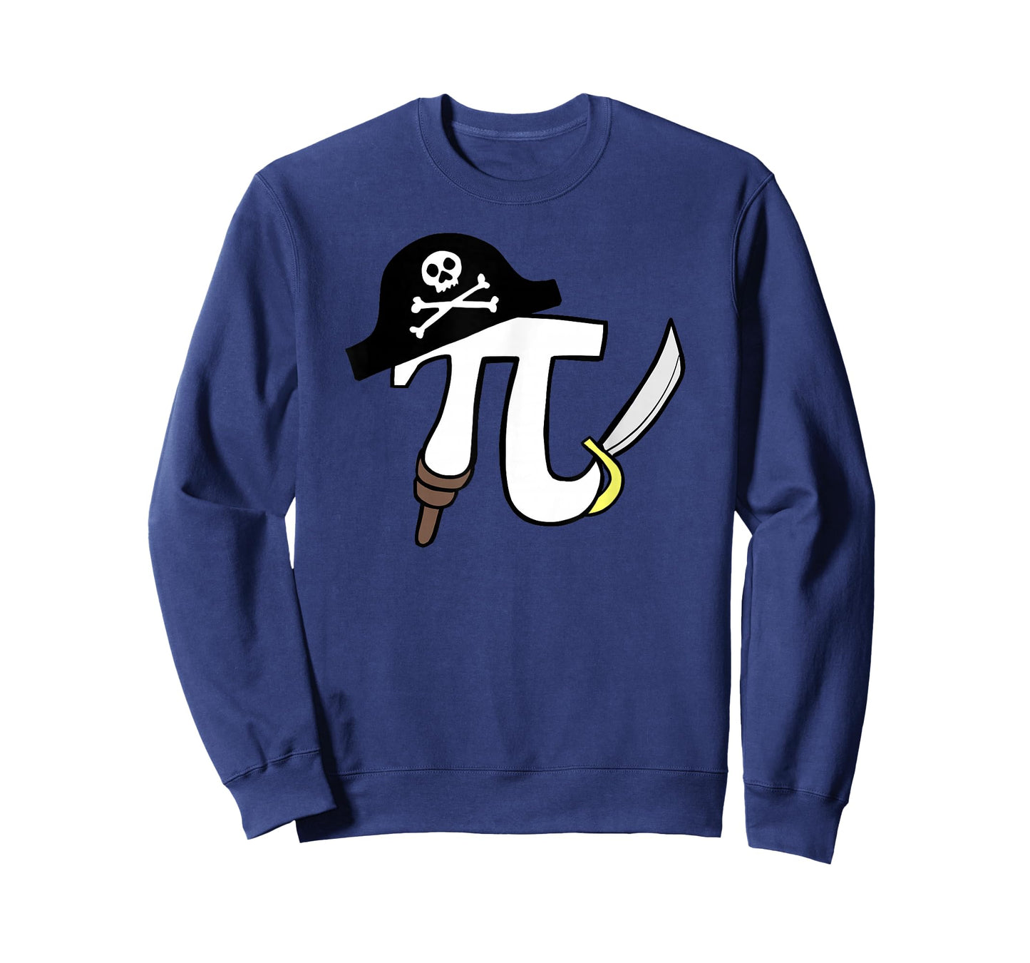 Pirate Pi Funny Pirate Pi Math Pi Pun T-Shirt