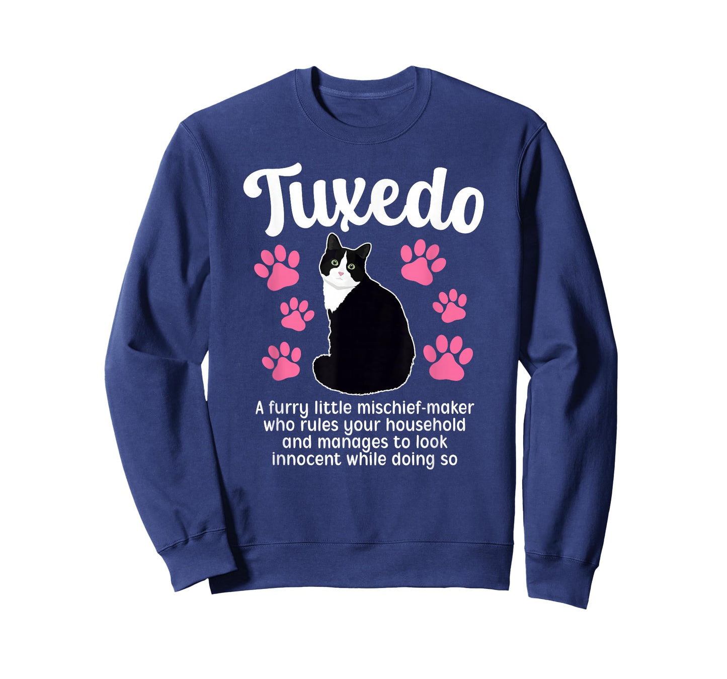 Tuxedo Cat Definition Tuxedo Cat Owner Tuxedo Cat Lover T-Shirt