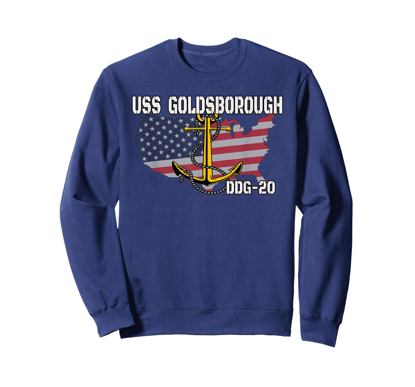 USS Goldsborough DDG-20 Destroyer Veteran Day Father Grandpa T-Shirt