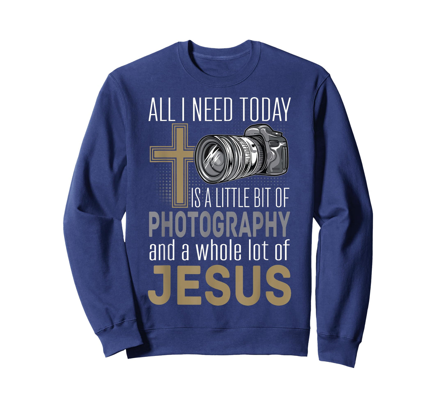 All I Need Is Photography & Jesus Camera Photographer Gift T-Shirt