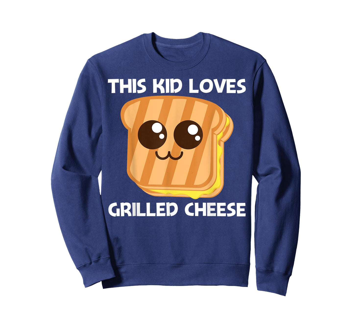 Cute Grilled Cheese Design For Kids Boys Toast Bread Lovers T-Shirt