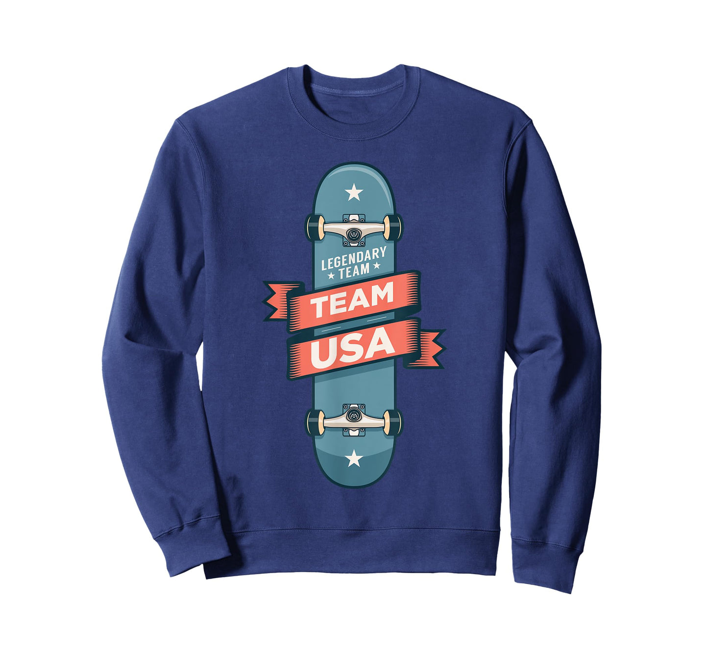 Skateboarding USA Support the Team Shirt USA Flag Skateboard T-Shirt