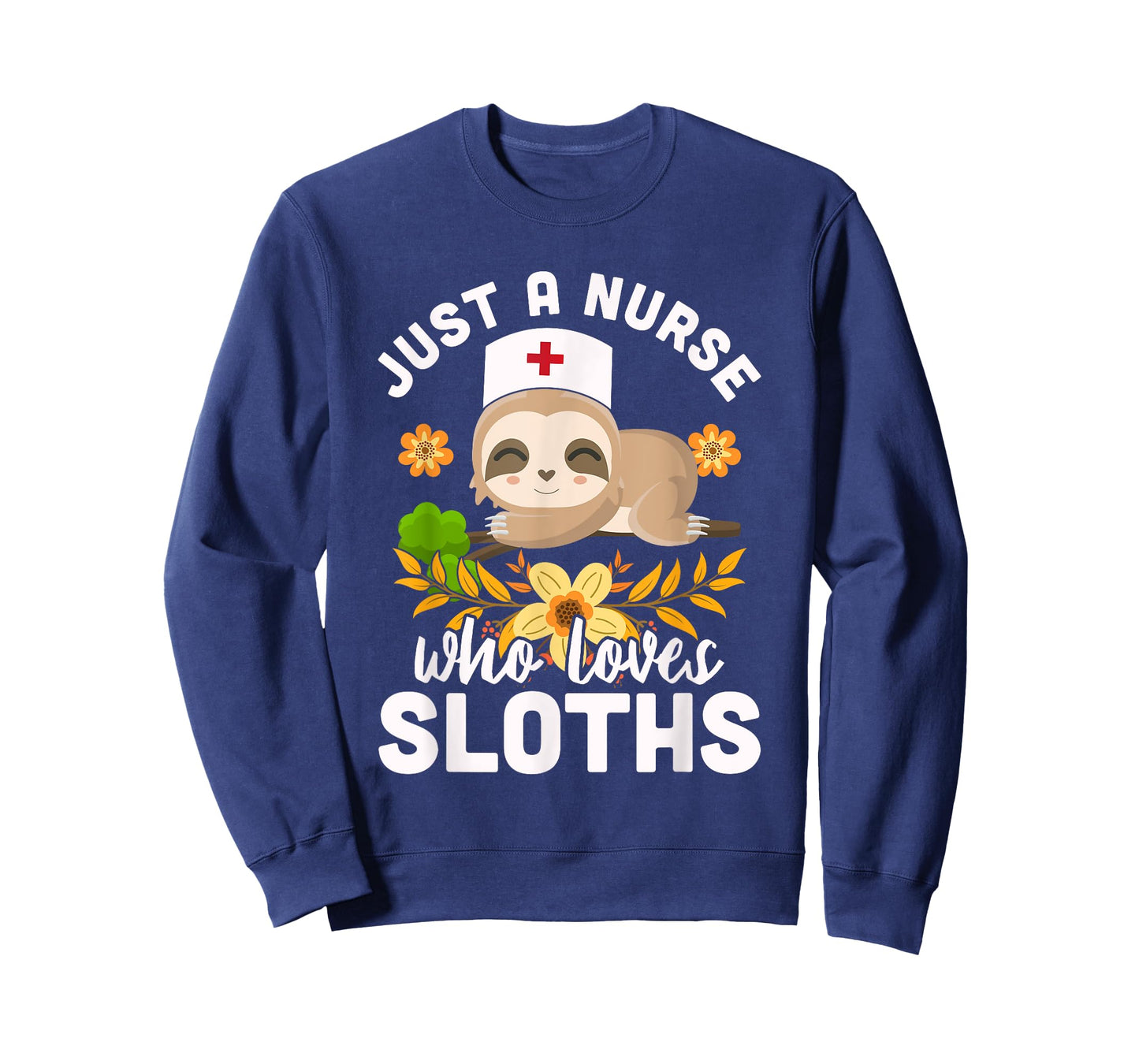 Cute Sloth Nurse Animal Lover Medicine Nurse T-Shirt