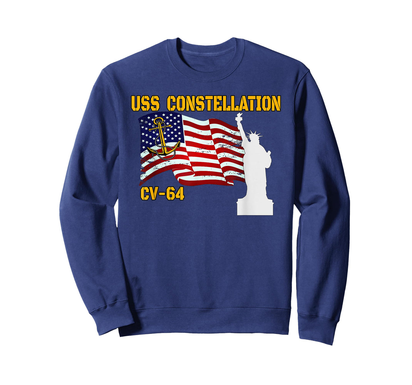 Aircraft Carrier USS Constellation Veterans Father Grandpa T-Shirt