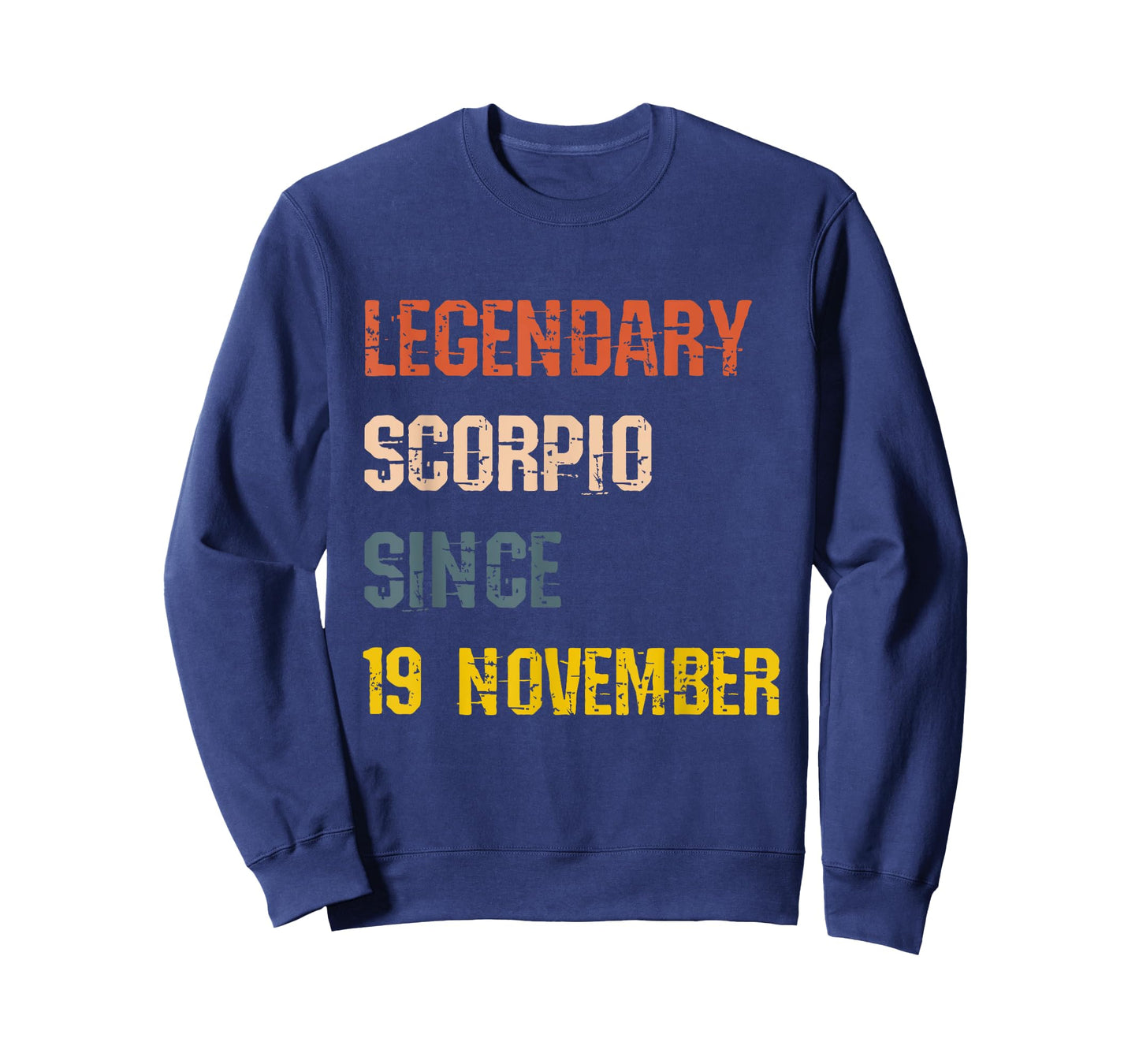 Legendary Scorpio Born 19th November Birthday Sign T-Shirt