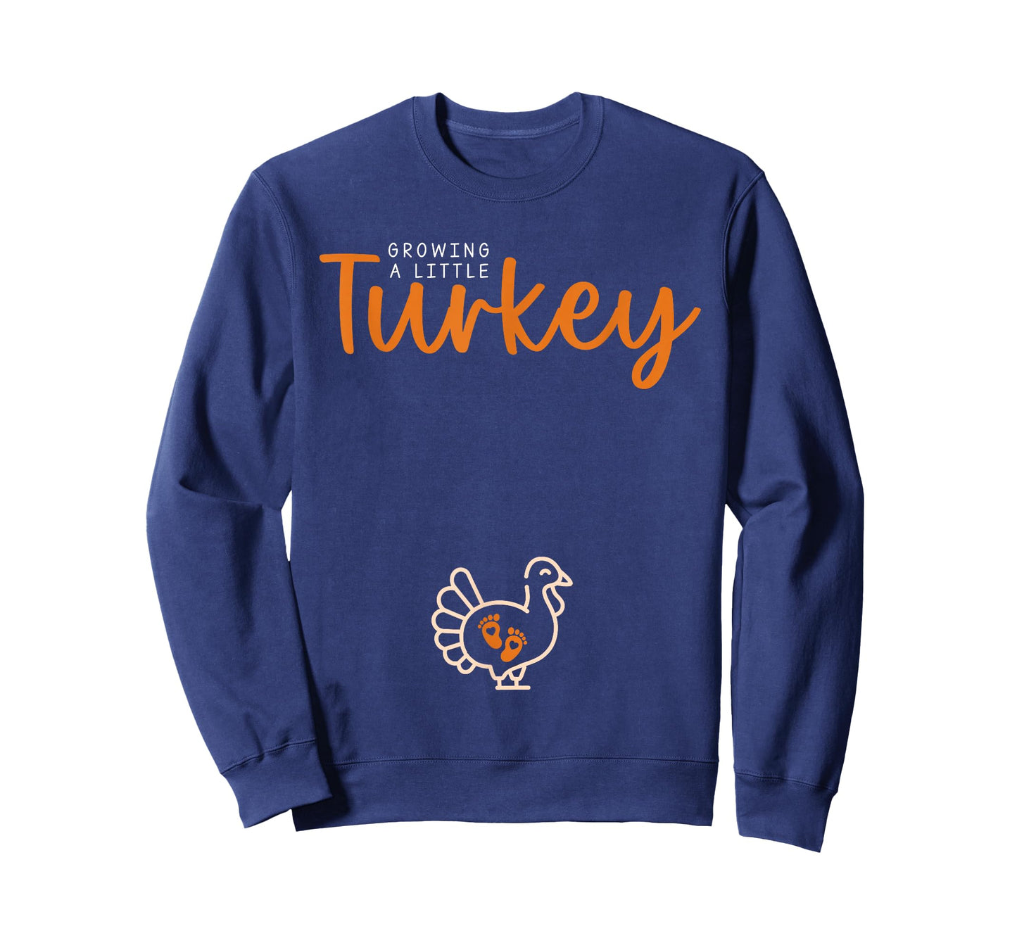 Baking A Little Turkey Thanksgiving Pregnancy Announcement T-Shirt