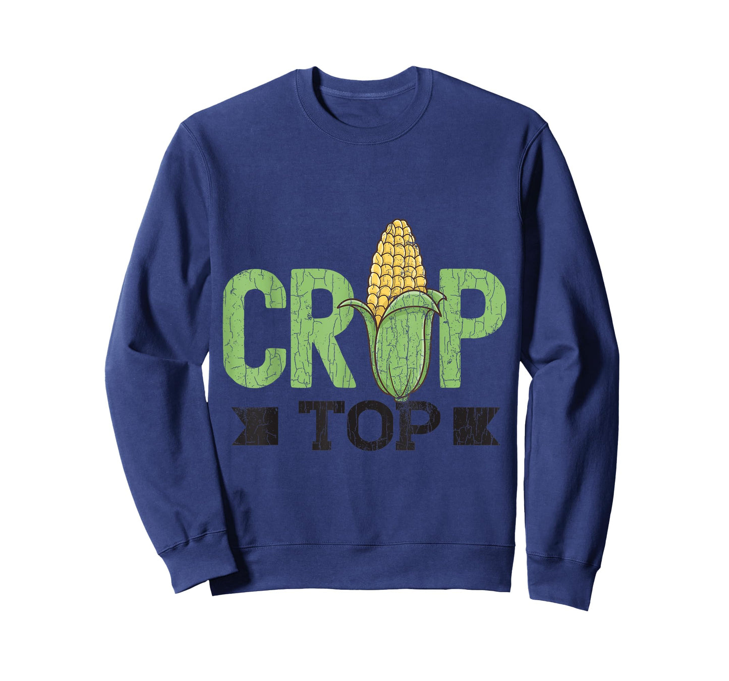 Corn Crop Top Funny Farming Farmer Tractor Farm Graphic T-Shirt