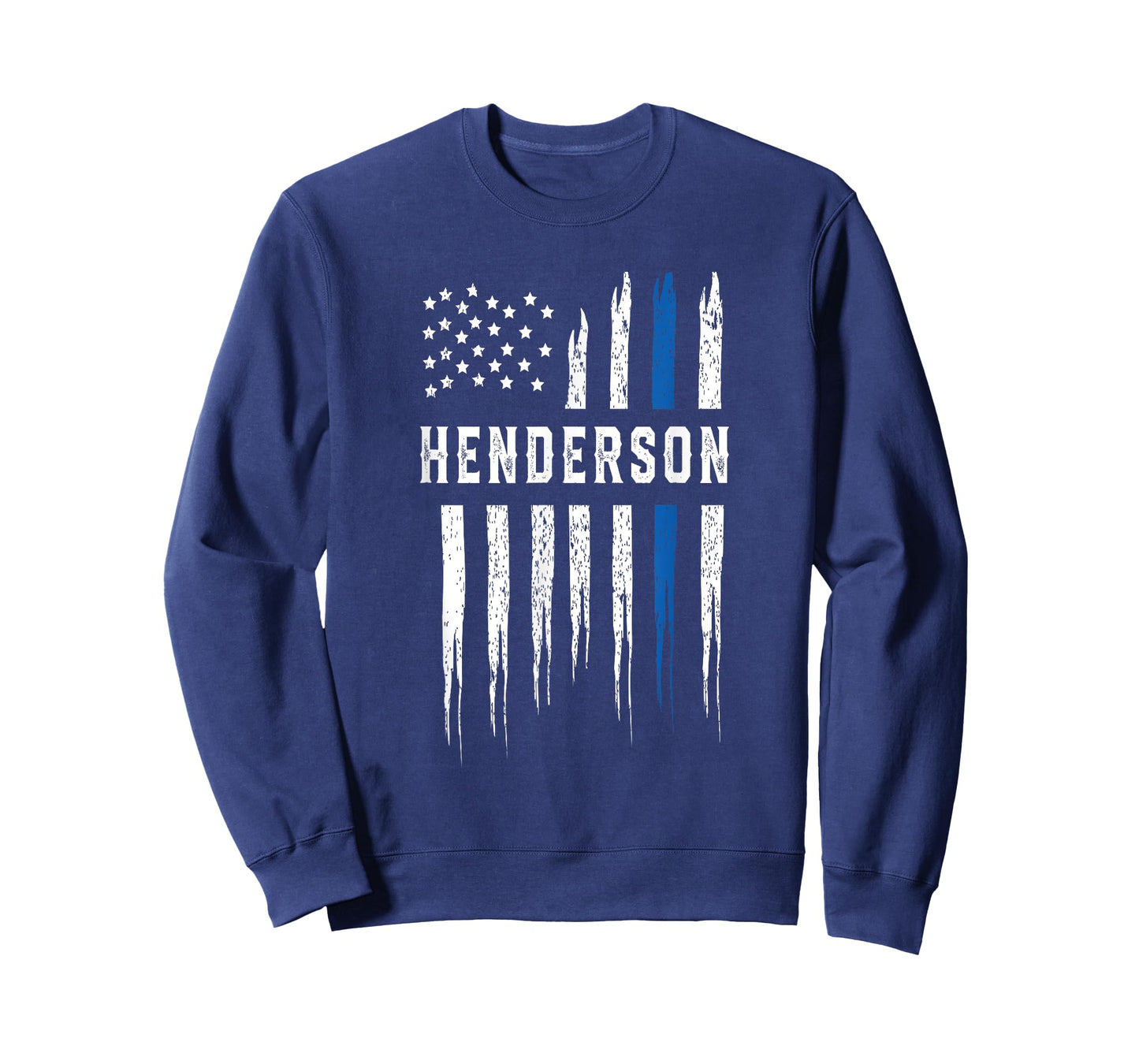 Thin Blue Line Heart Henderson Police Officer Nevada Cops T-Shirt