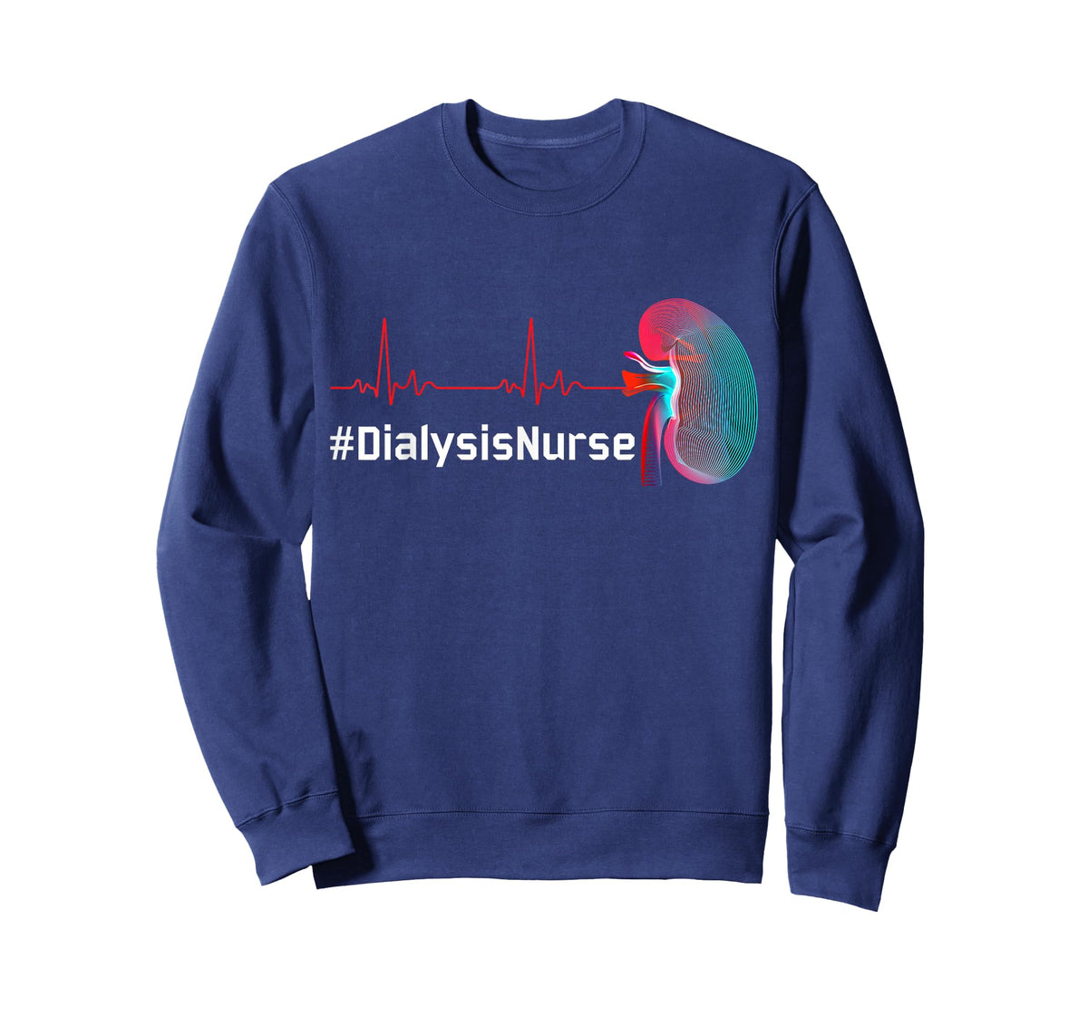 Dialysis Nurse Heartbeat of Kidney Funny Novelty T-Shirt