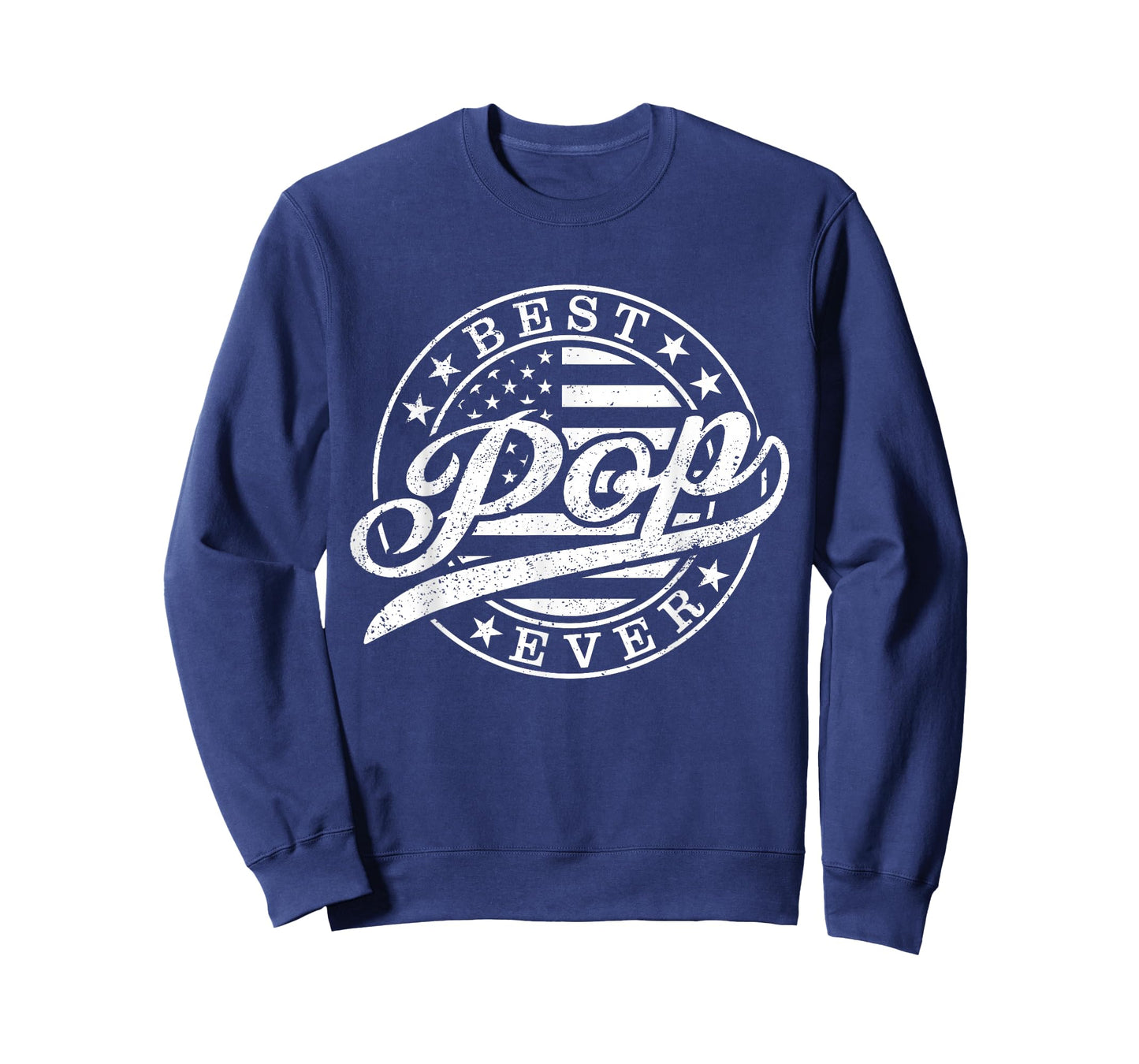 Best Pop Ever American US Flag Funny Grandpa Father's Day T-Shirt