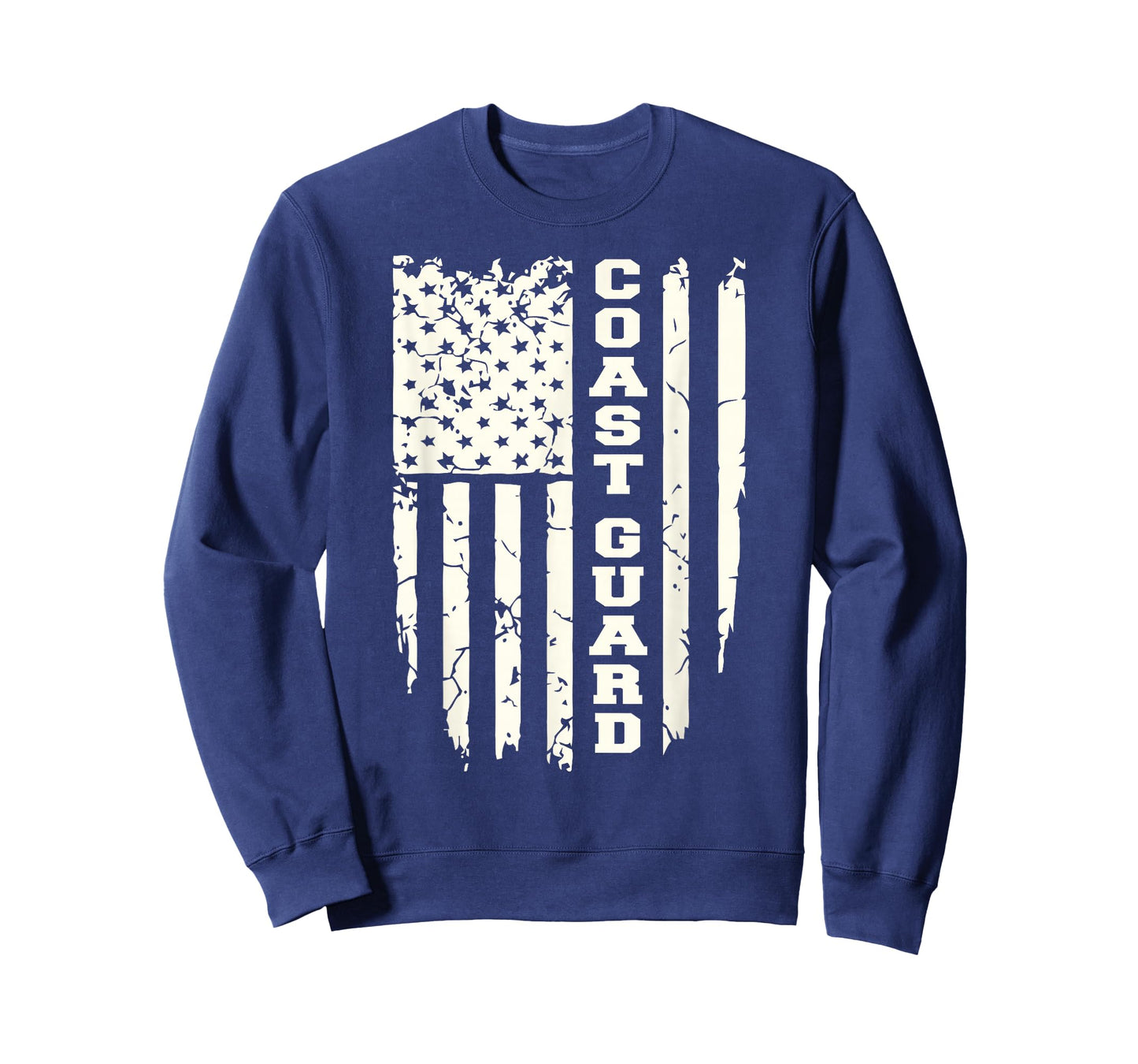 Distressed American Flag Coast Guard Auxiliary Gifts For Men T-Shirt
