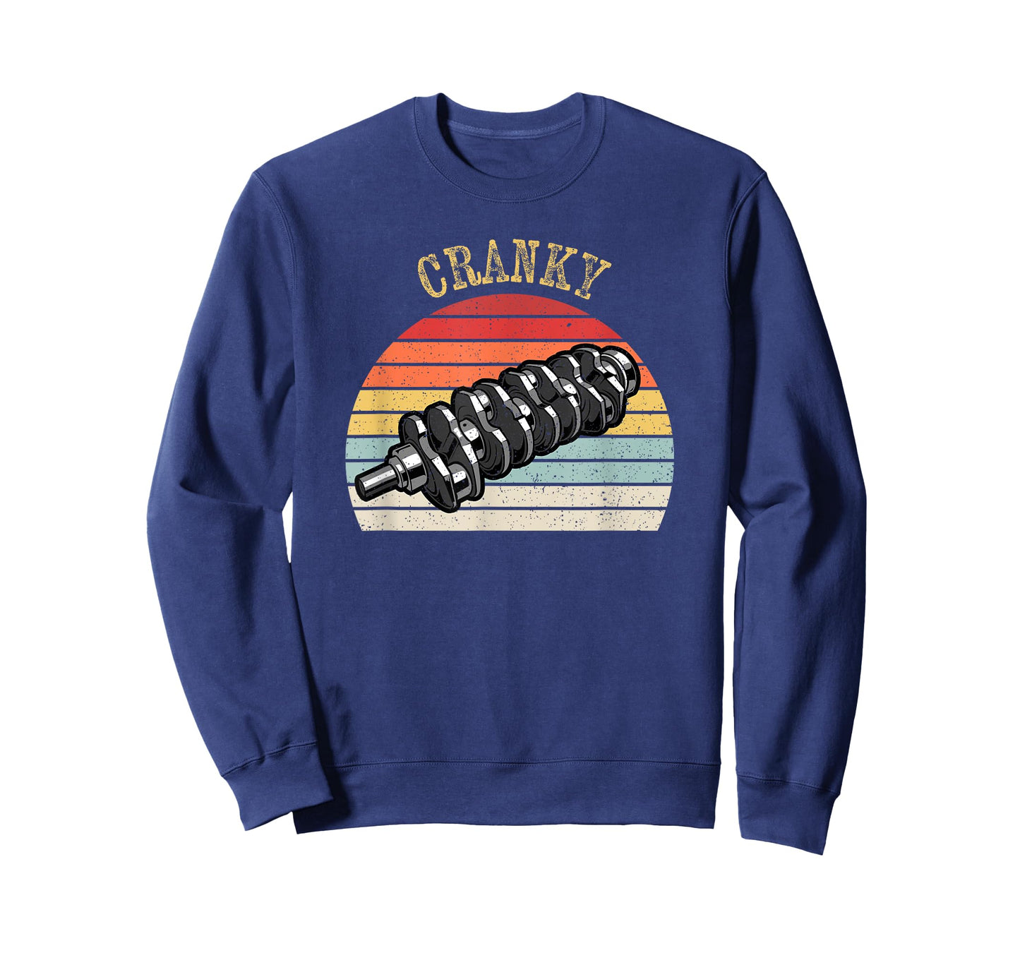 Cranky Car Engine Crankshaft Cars Mechanics Father's Day T-Shirt