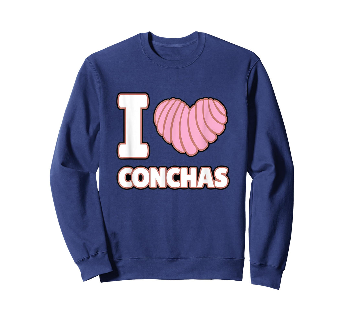 I Love Conchas Mexican Bread Lover Yummy Concha Pan de Dulce T-Shirt