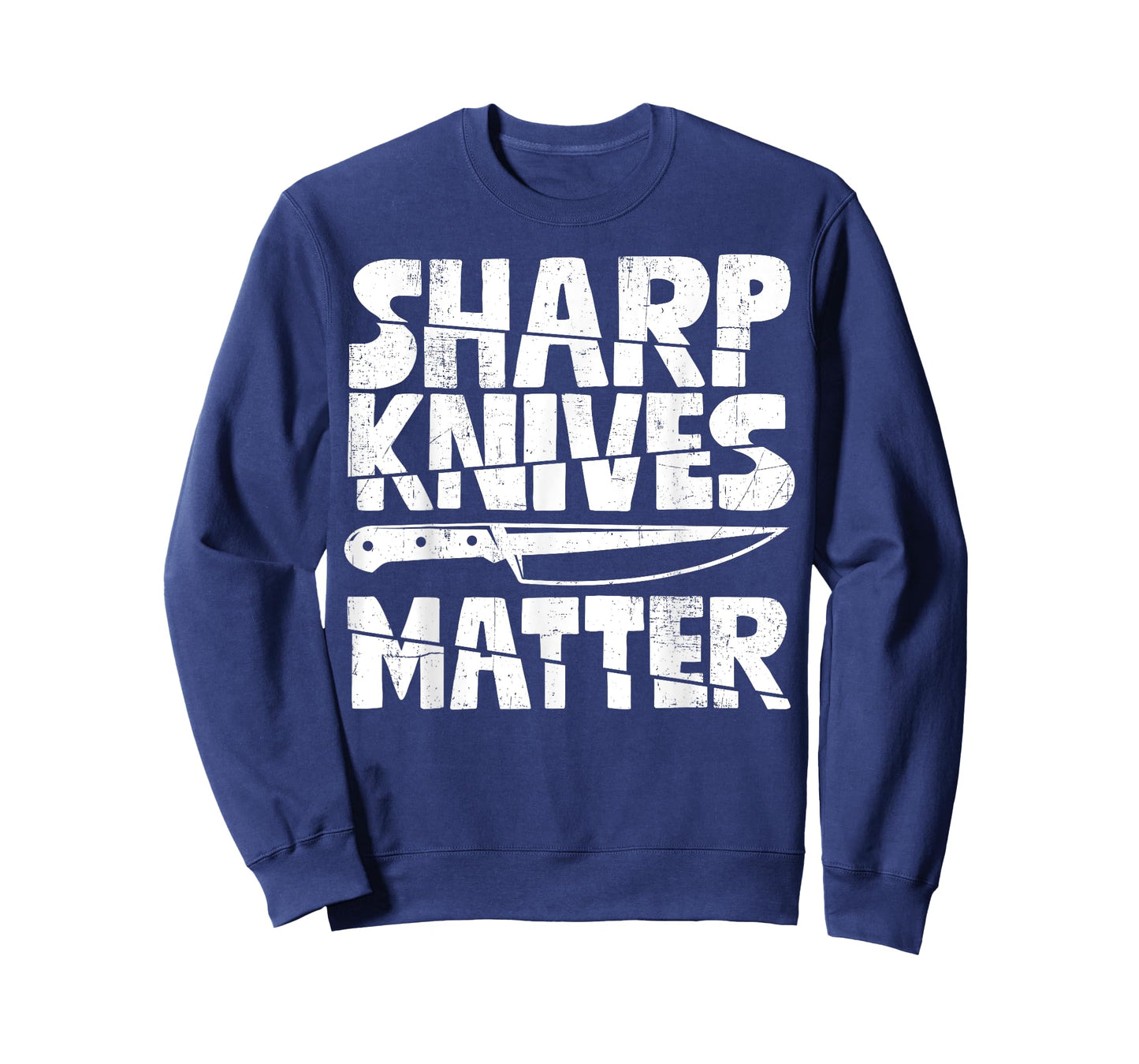 Chef Sharp Knives Matter Funny Cook Culinary Vintage T-Shirt