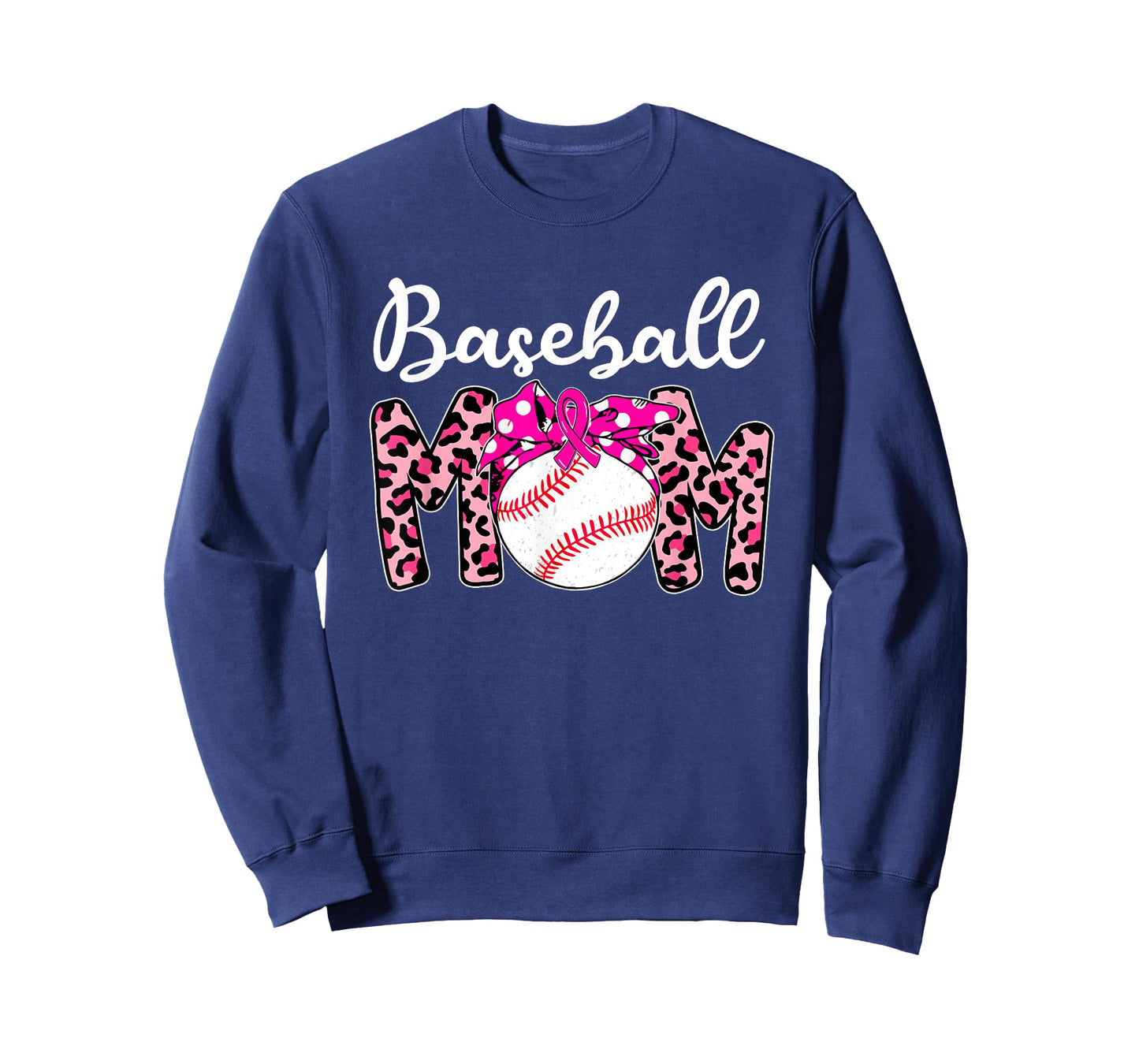 Baseball Mom Pink Ribbon Breast Cancer Awareness Fighters T-Shirt
