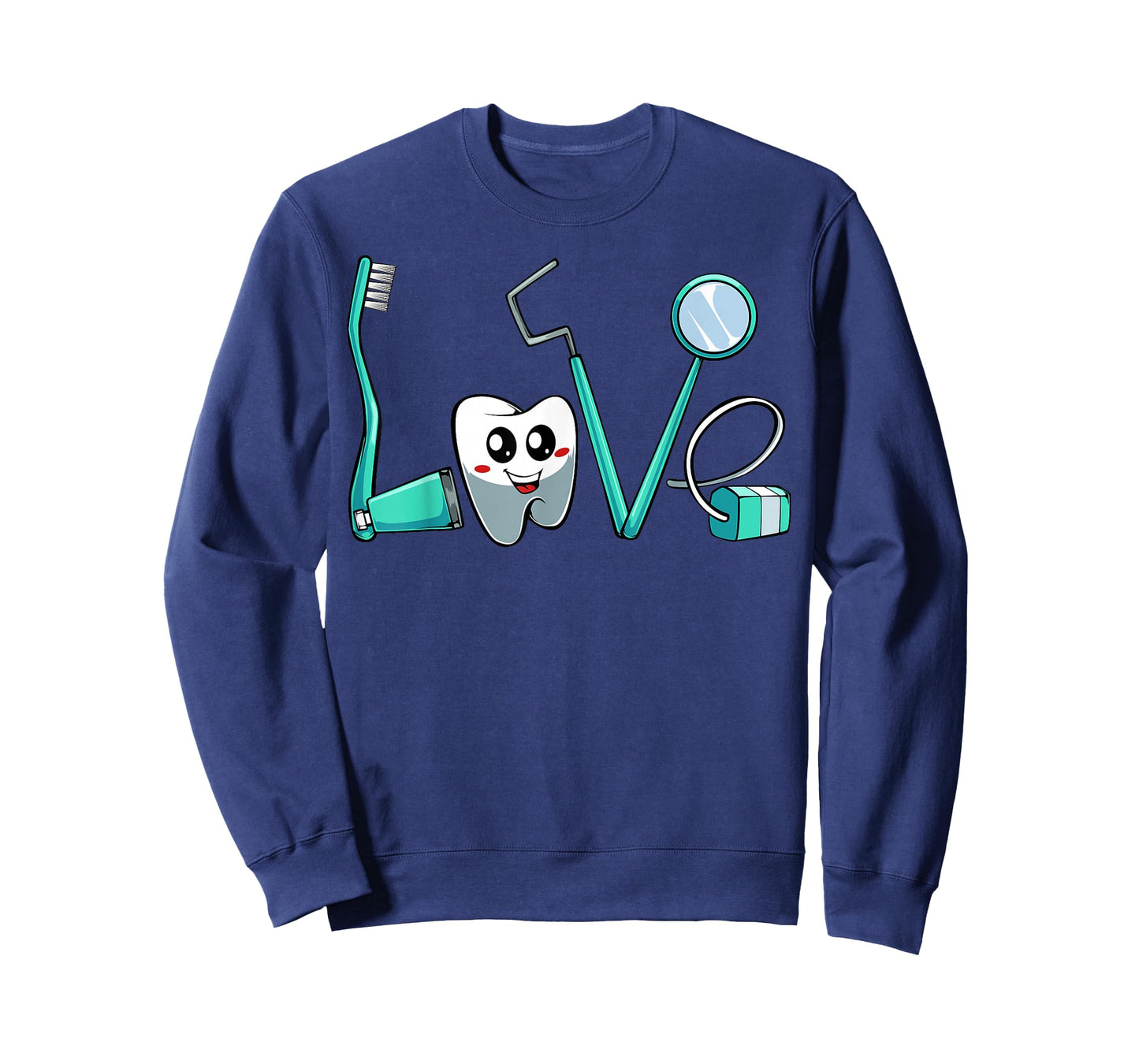 Cute Kawaii Teeth Dentist Dental Hygienist Orthodontics Gift T-Shirt