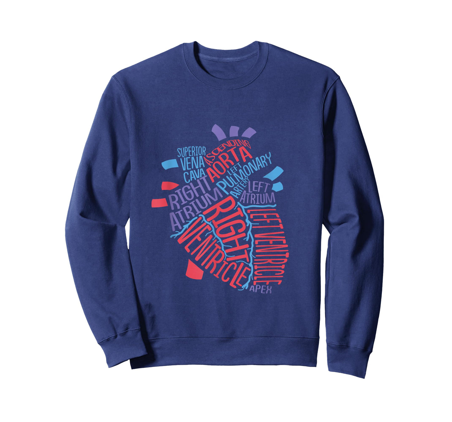 Anatomical Human Heart Cardiology Medical Cardiac Nurse T-Shirt