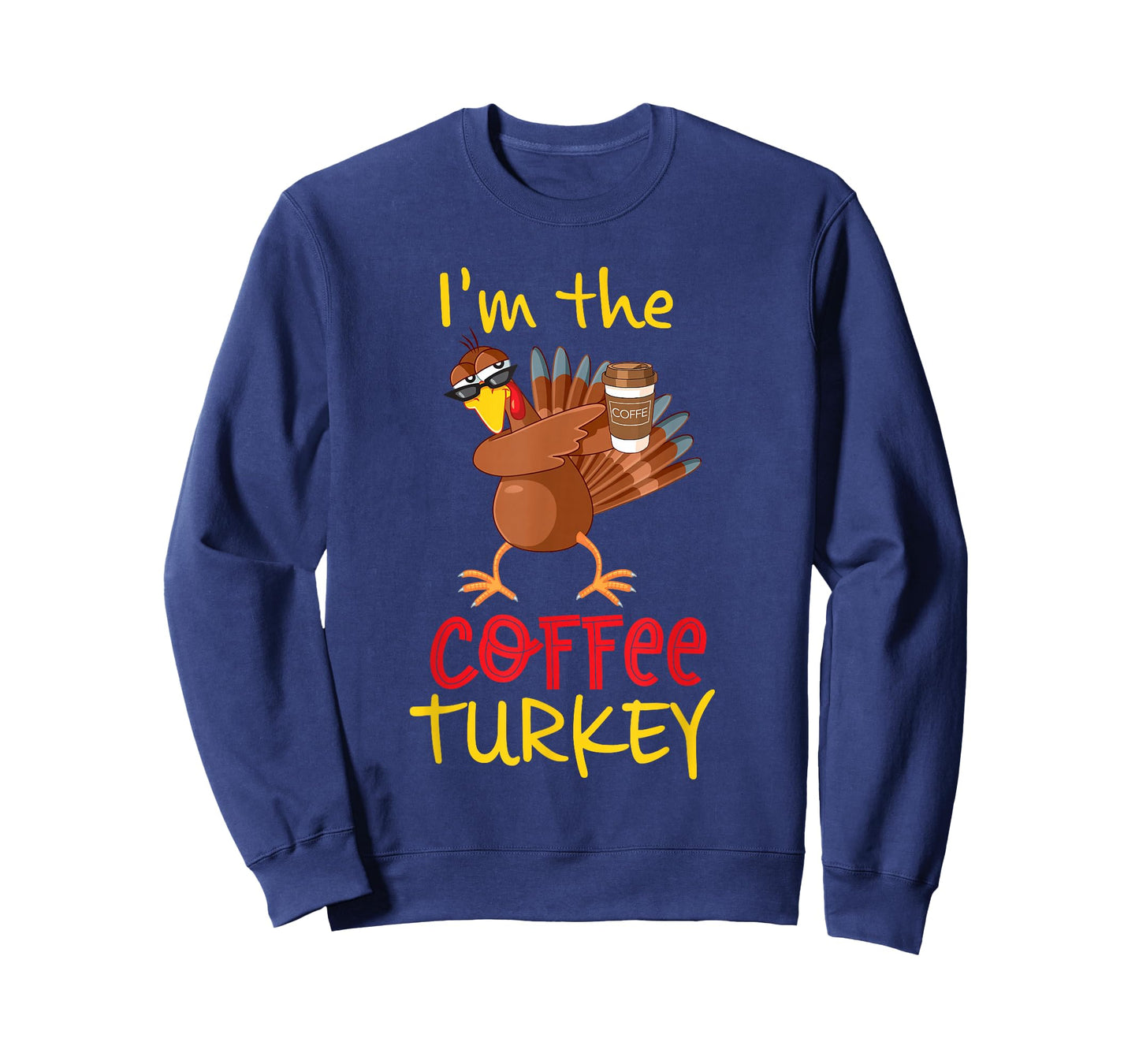 Coffee Turkey Matching Family Group Thanksgiving Party T-Shirt
