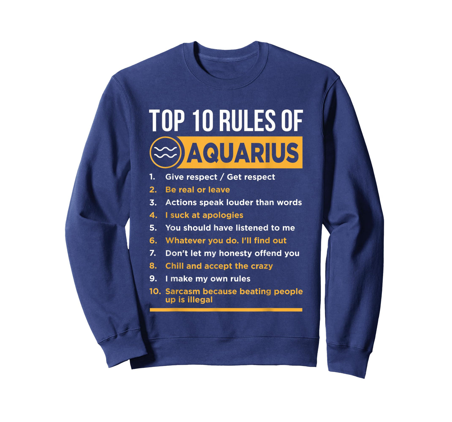 Aquarius Traits Facts Horoscope Zodiac Astrological Sign T-Shirt