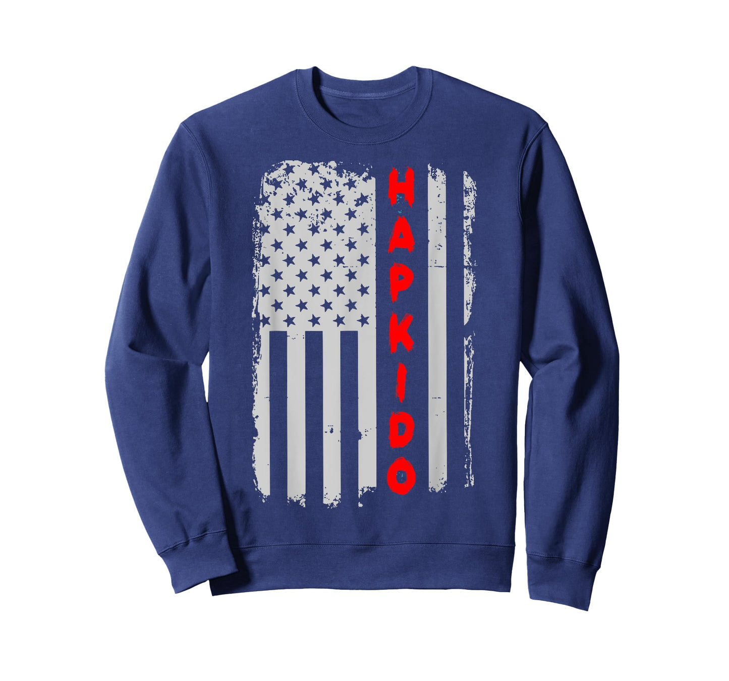 Hapkido Korean Martial Arts American Flag T-Shirt