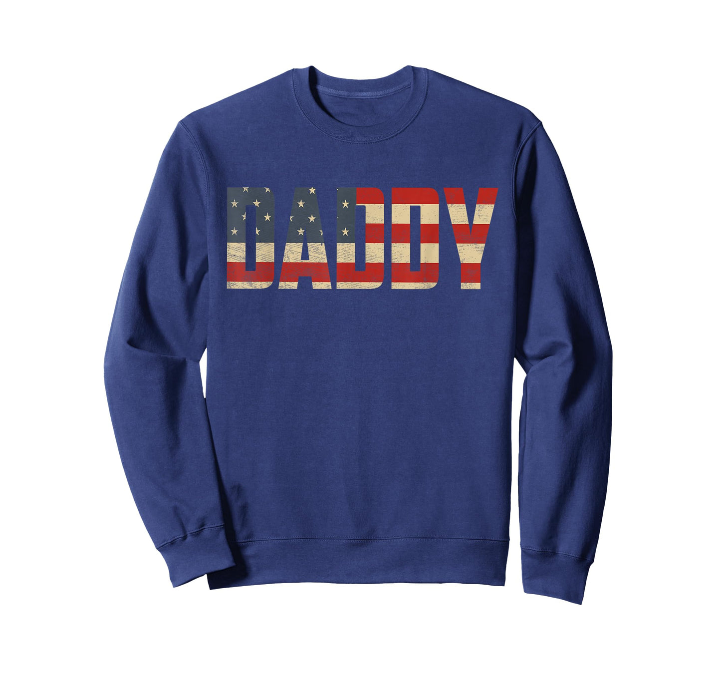 Daddy Bold Patriotic American Flag Father’s Day Daddy T-Shirt